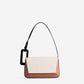 ESSENCE HANDBAG - WHITE/BROWN