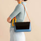 ESSENCE HANDBAG - BLACK/BLUE